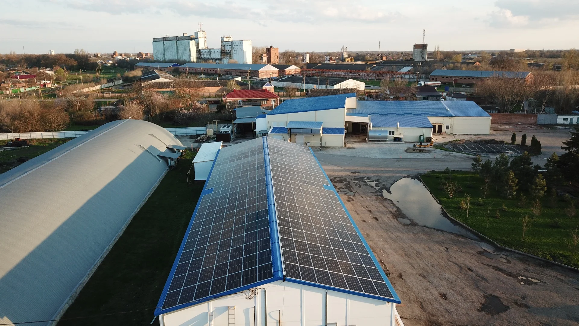 Солнечная электростанция 180 кВт для «Егорлык Молоко»