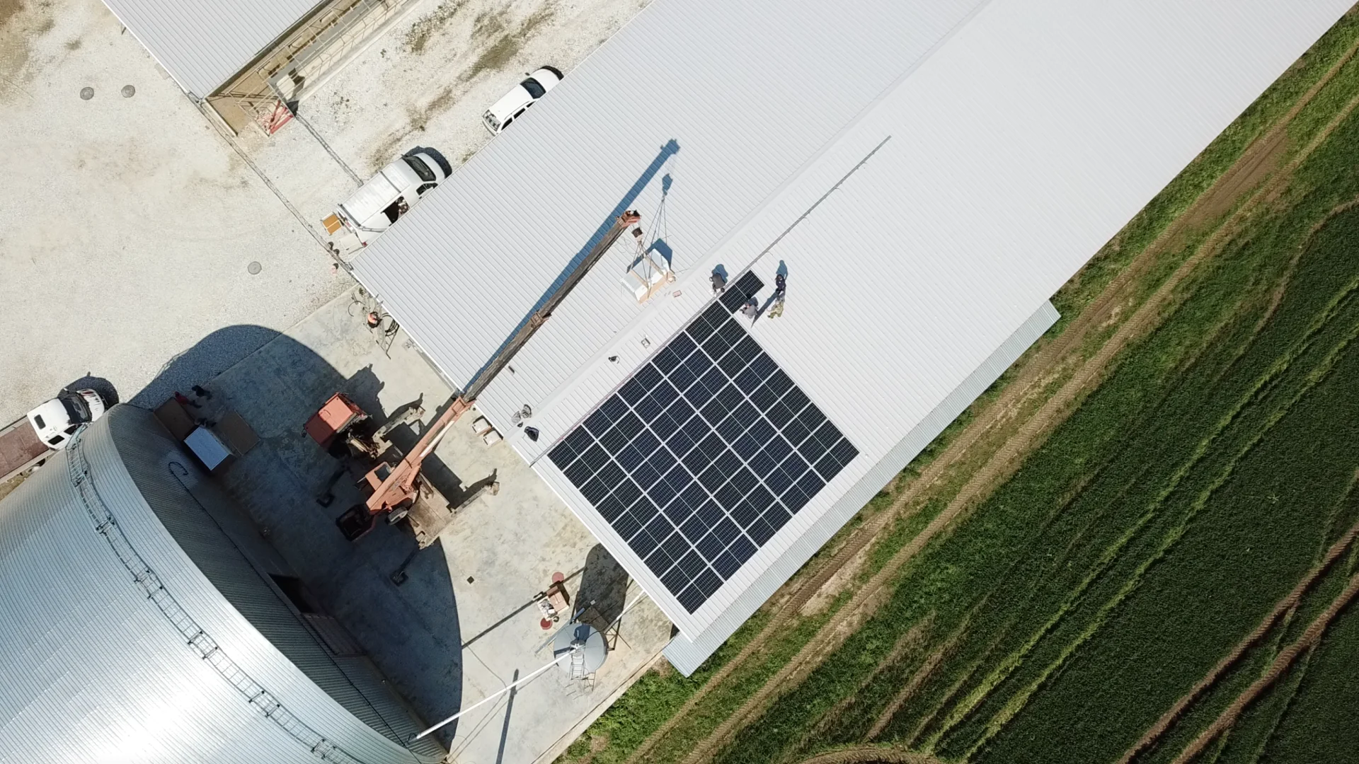 Солнечная электростанция на 73 кВт для птицефермы