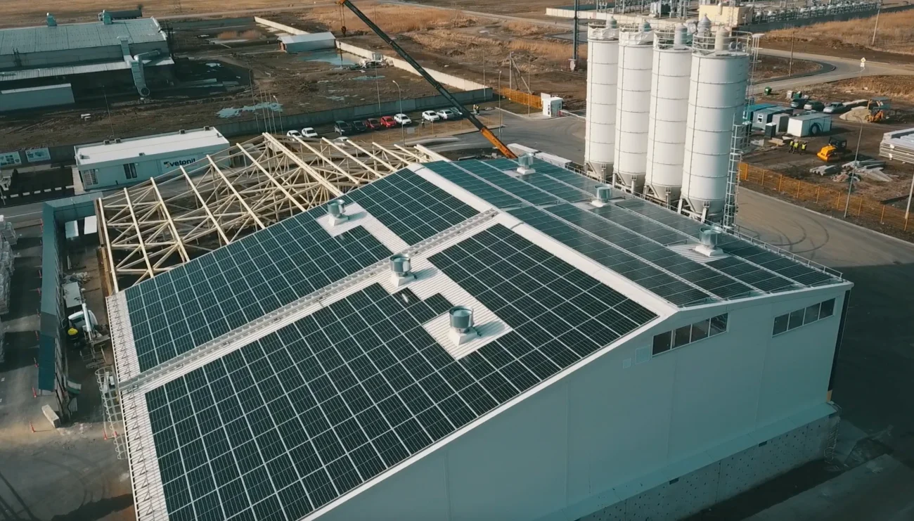 Солнечная электростанция мощностью 170 кВт на заводе Saint-Gobain