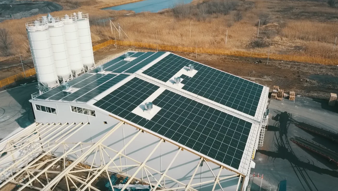Солнечная электростанция мощностью 170 кВт на заводе Saint-Gobain